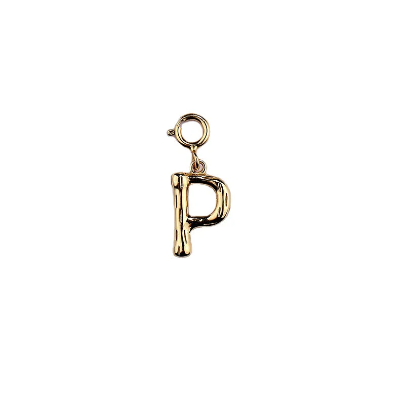 A to Z Gold Initial Pendant Necklace