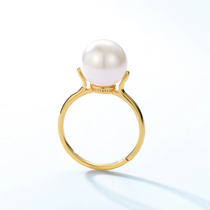 10mm Large Pearl Ring