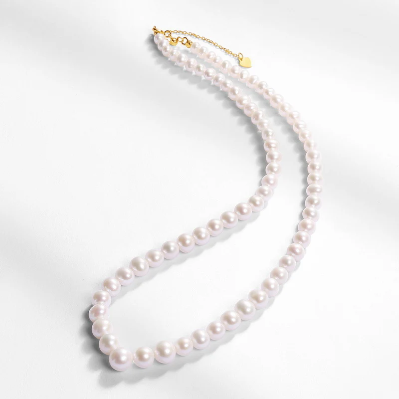 Natural Freshwater Pearl Strand Necklace