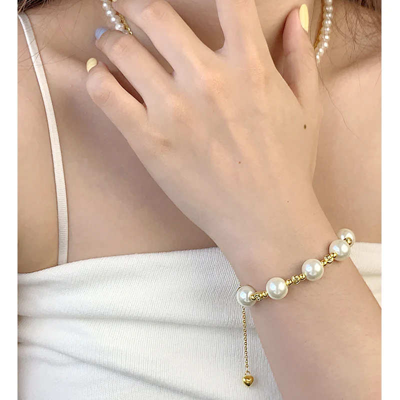 S925 Beads and Freshwater Peal Bracelet