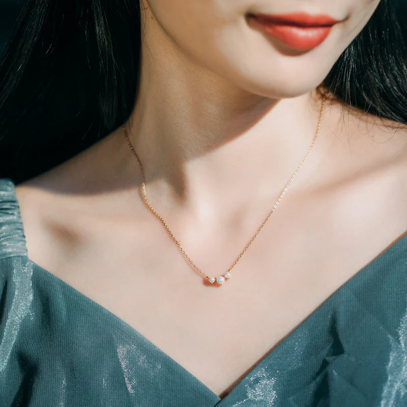 Fashion Three Pearl Ring