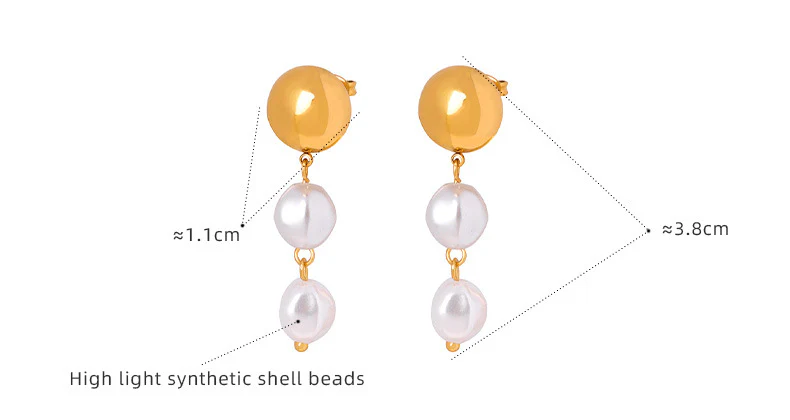 Elegant Tassel Pearl Earrings