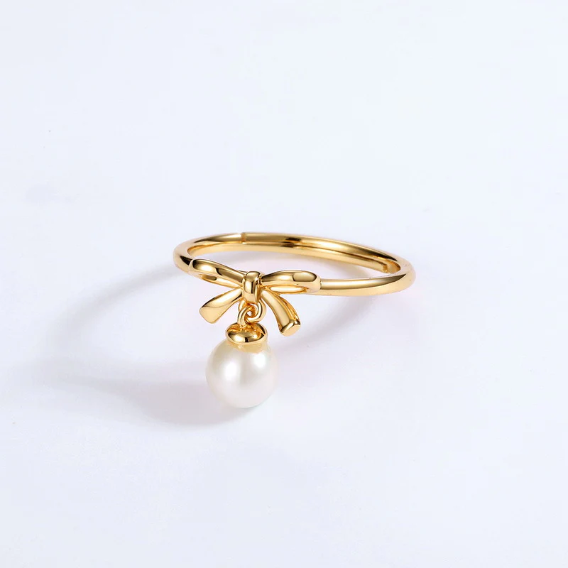 Pearl Bow Ring
