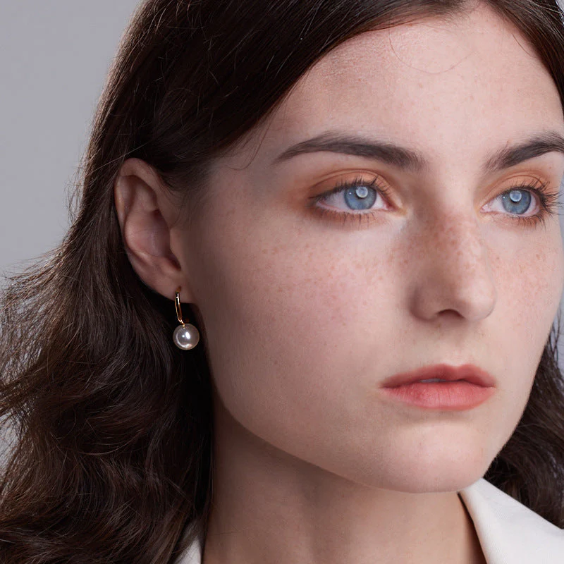 Original Unique Pearl Hook Earrings