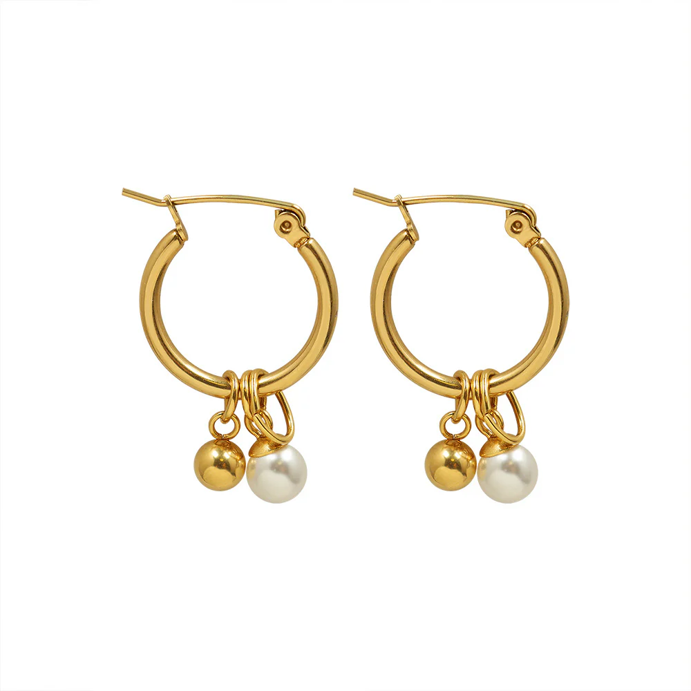 Detachable Multi Wear Ways Pearl Earrings