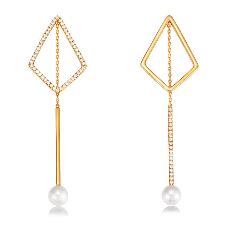 Geometric Rhombus Earrings