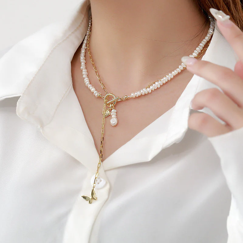 Dual Purpose Pearl Bracelet Necklace