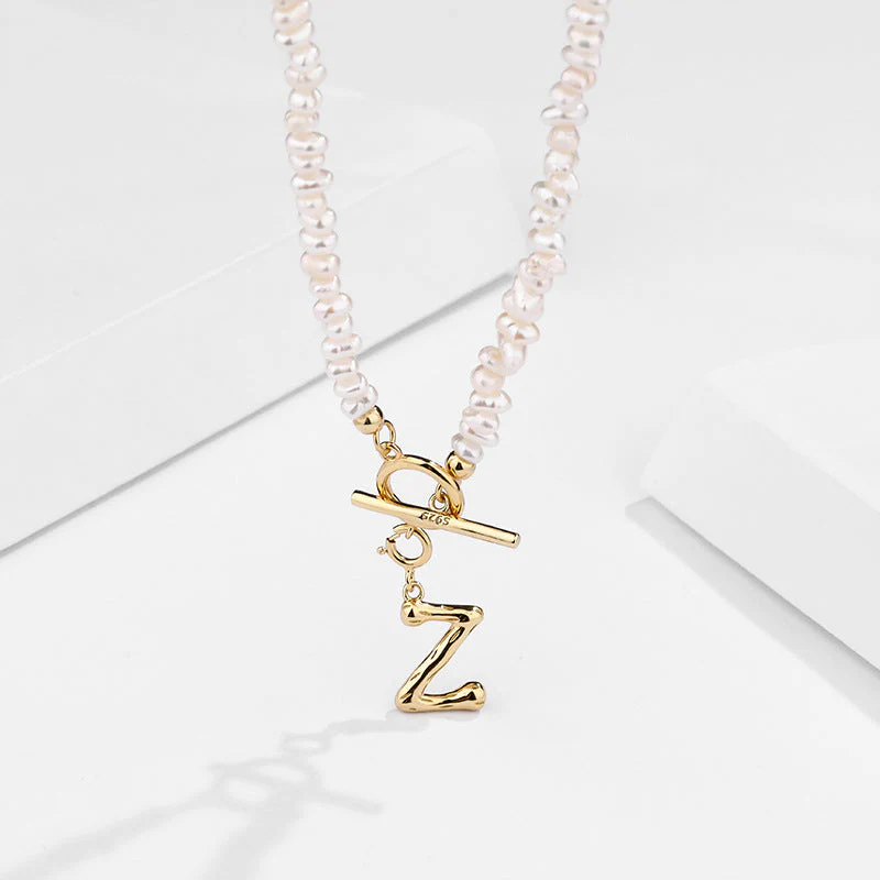 A to Z Gold Initial Pendant Necklace
