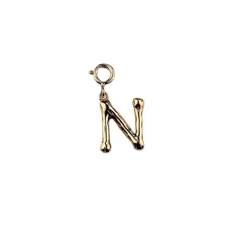 A to Z Gold Initial Pendant Necklace