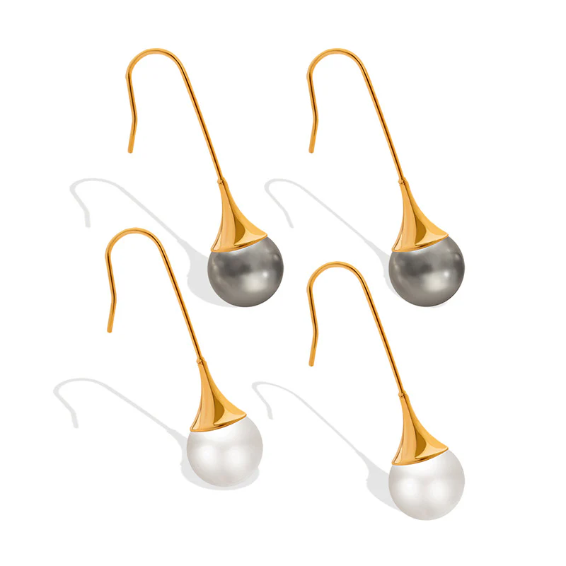 Hook Pearl Drop Earring