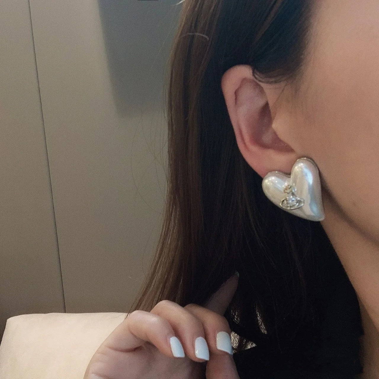 VIVI Heart Saturn Earrings | Best Replica Jewelry™