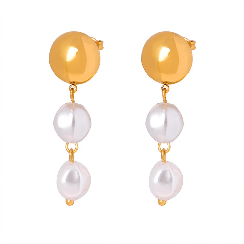 Elegant Tassel Pearl Earrings