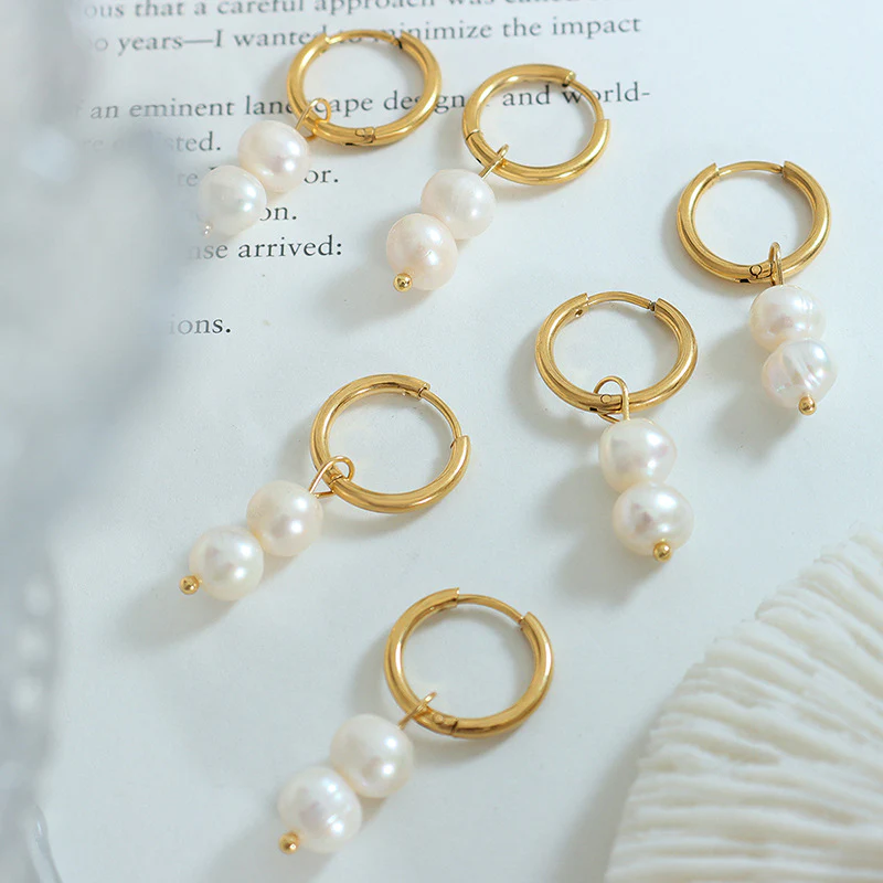 Classic Pearl Drop Earrings