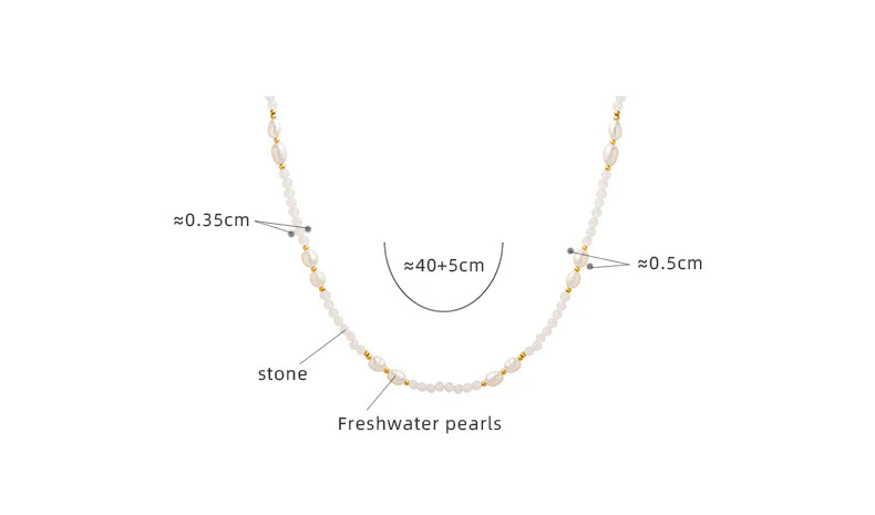 Jade and Freshwater Pearl Beaded Necklace