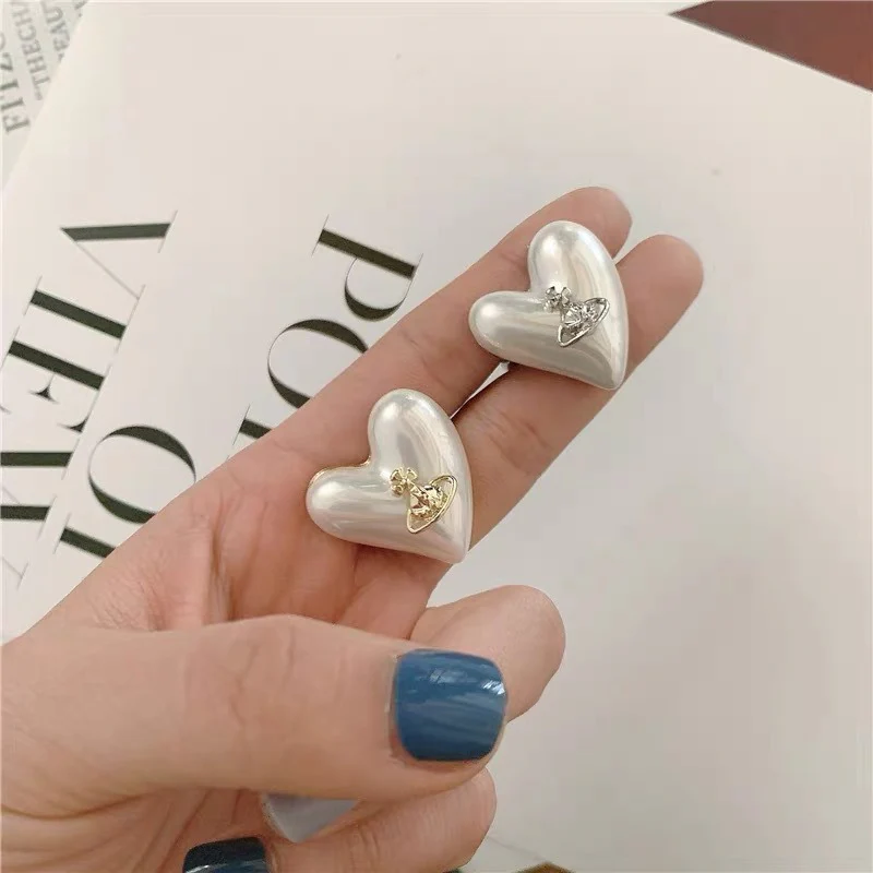 VIVI Heart Saturn Earrings | Best Replica Jewelry™