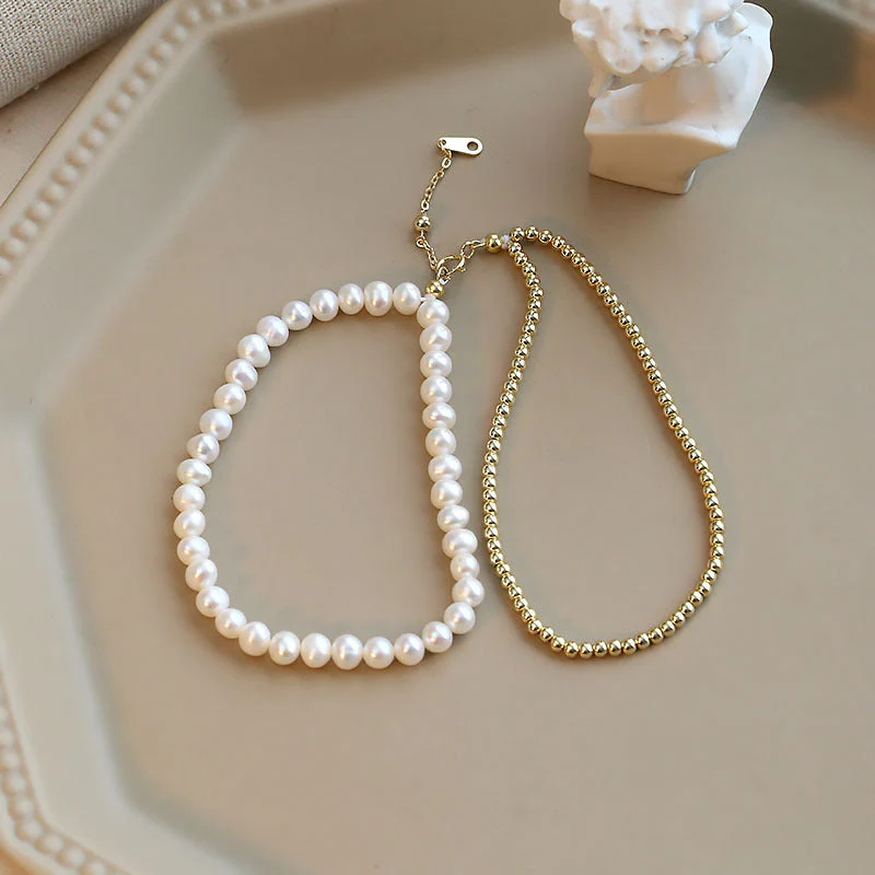 Multi Strand Pearl Bracelet