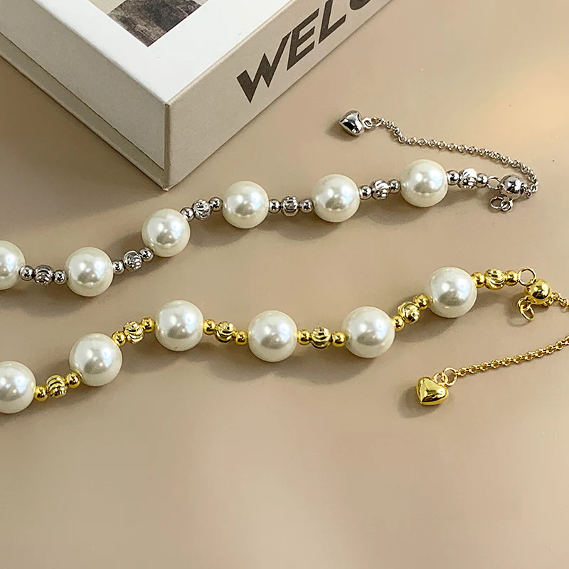 S925 Beads and Freshwater Peal Bracelet