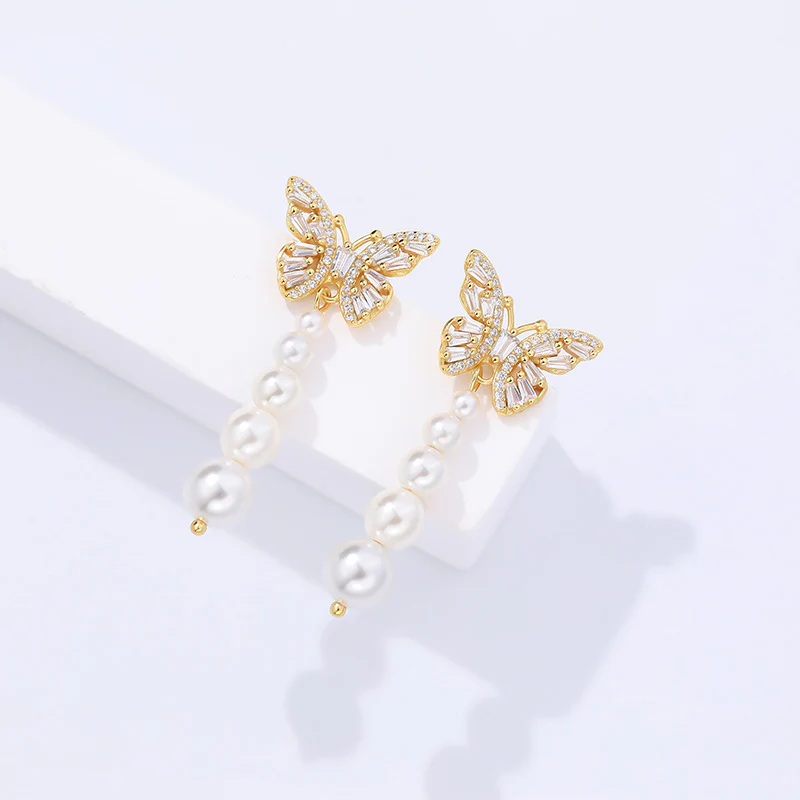 Butterfly Tassel Earrings