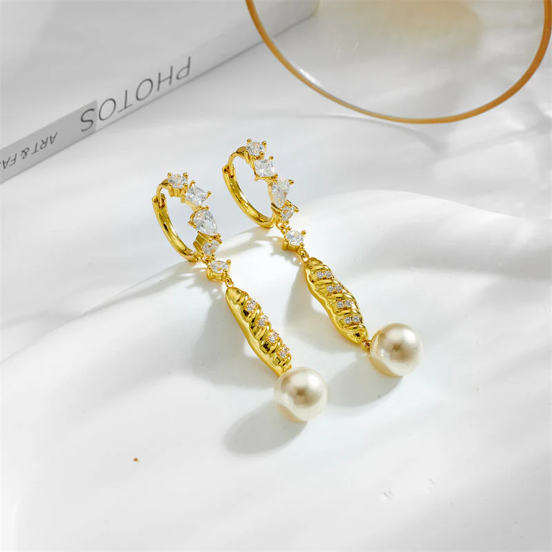 Buttered Bread Pearl Earring