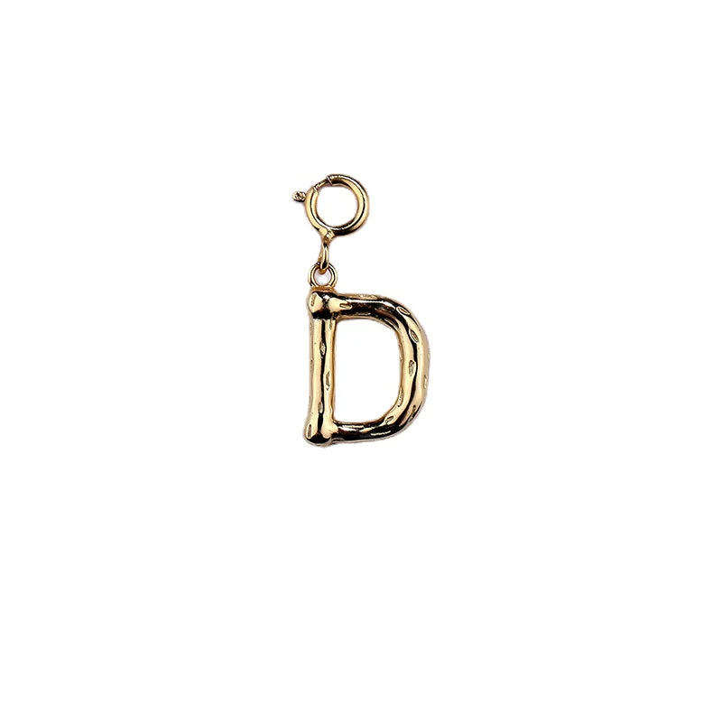 A to Z Gold Initial Pendant Necklace