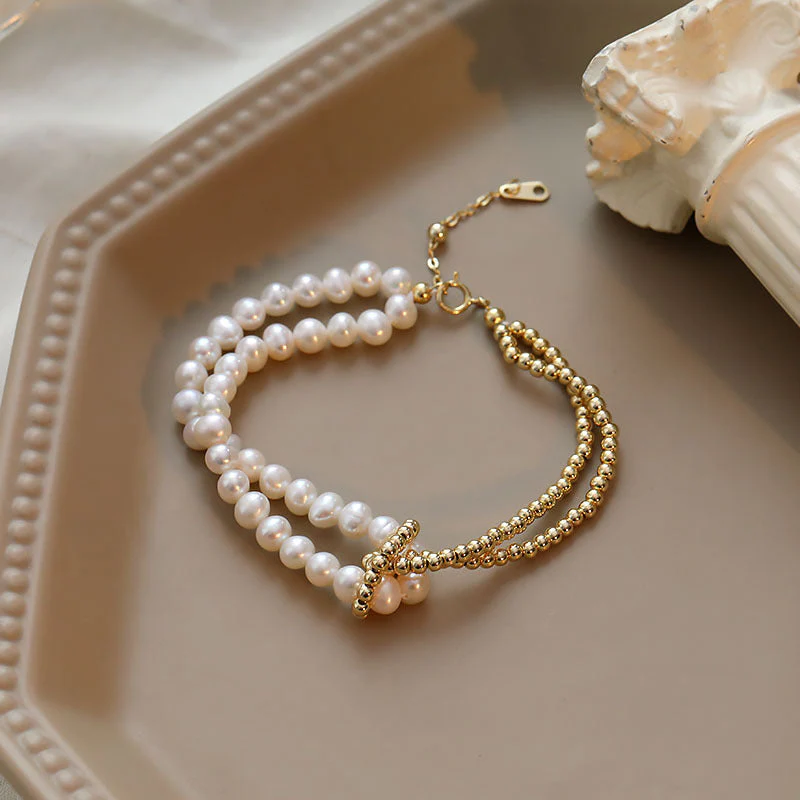 Multi Strand Pearl Bracelet