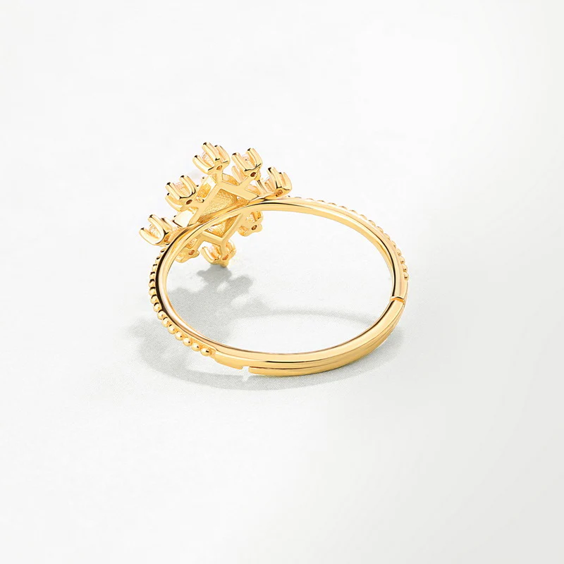 Zircon Pearl Ring For Women