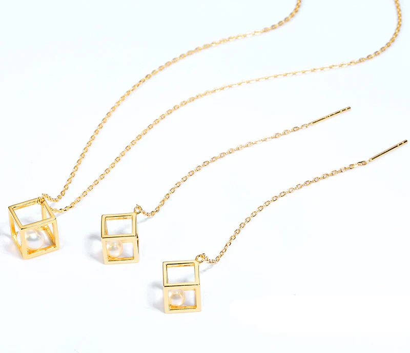 Love Cube Pearl Pendant