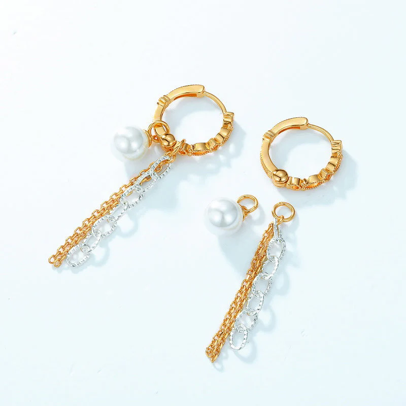 Detachable Pearl Earrings