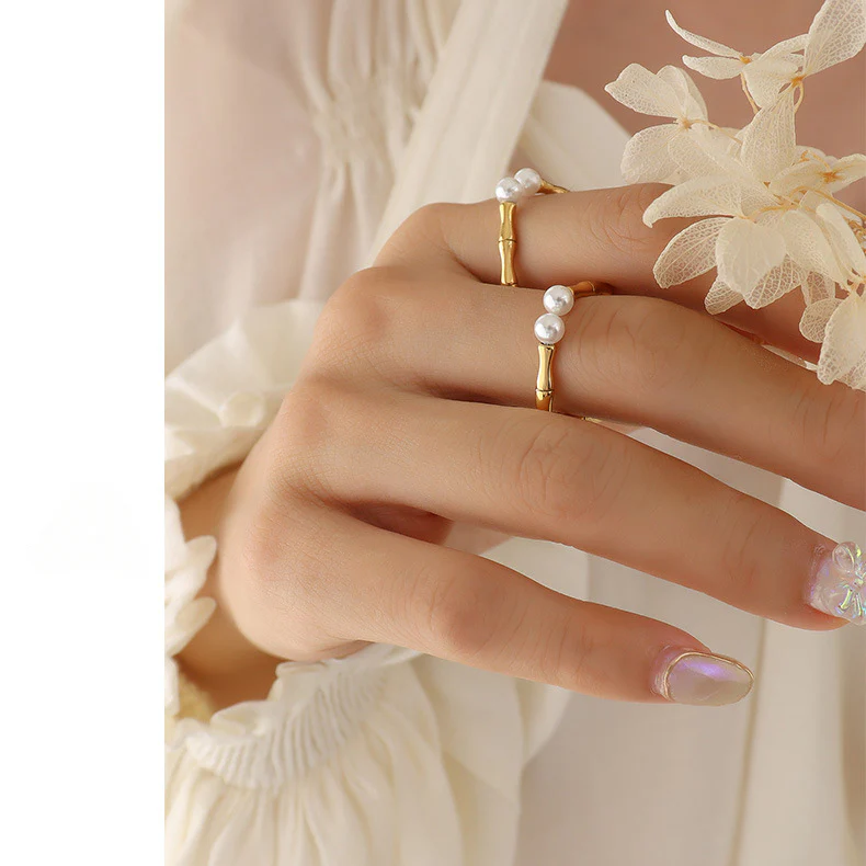 Bamboo Knot Square Ring