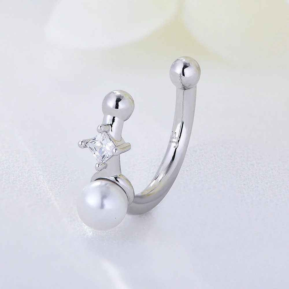 Pearl Ear Cuff No Pierce Earrings