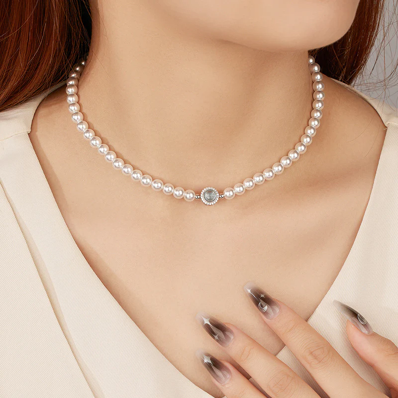 Ocean Star Gem Swarovski Pearl Necklace