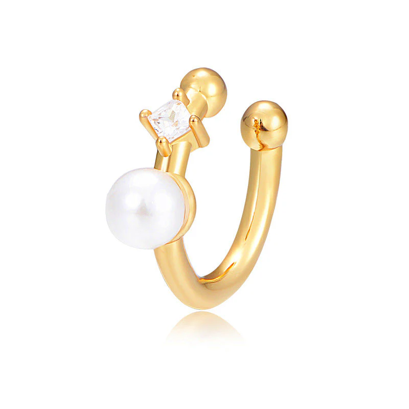 Pearl Ear Cuff No Pierce Earrings
