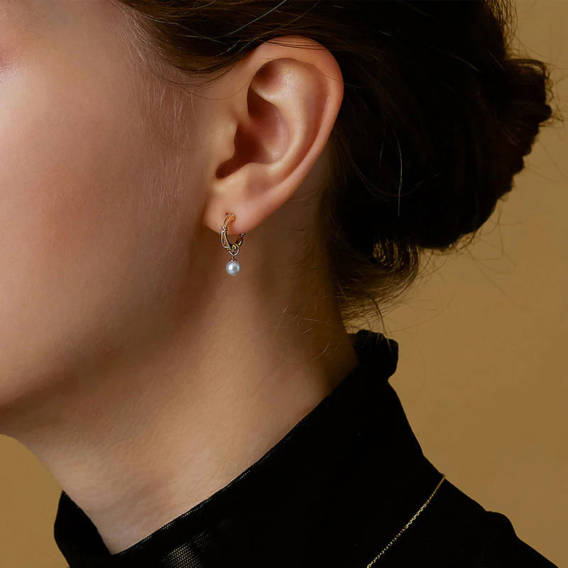 Detachable Pearl Earrings