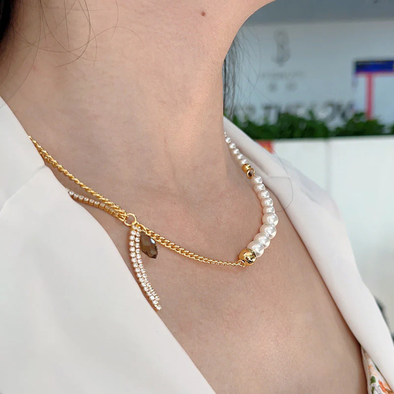 Layered Pearl Necklace
