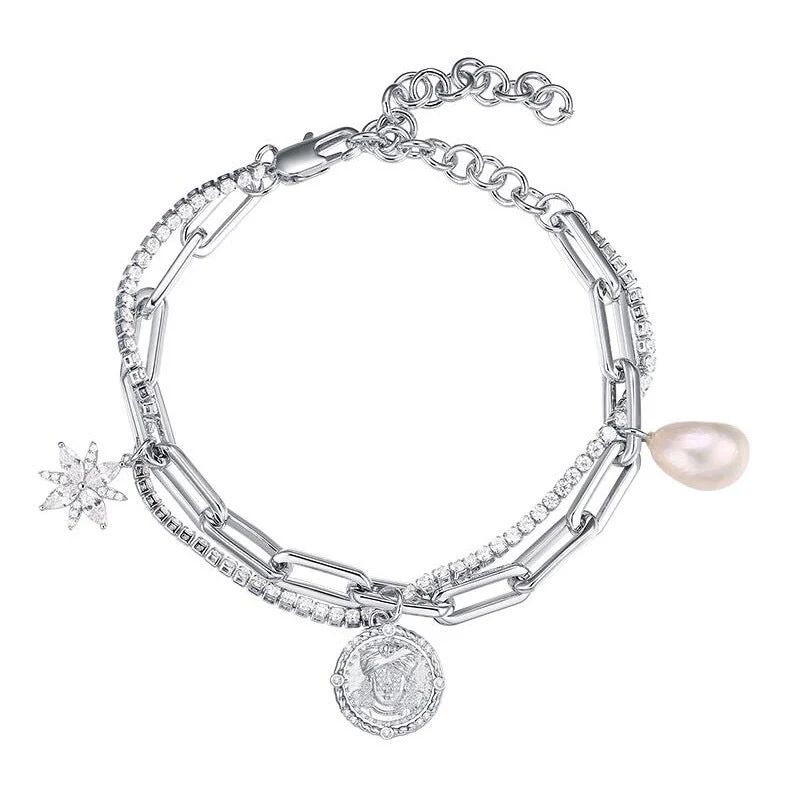 Gold Paperclip Bracelet