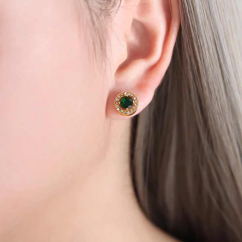 Pearl Necklace and Earring Set