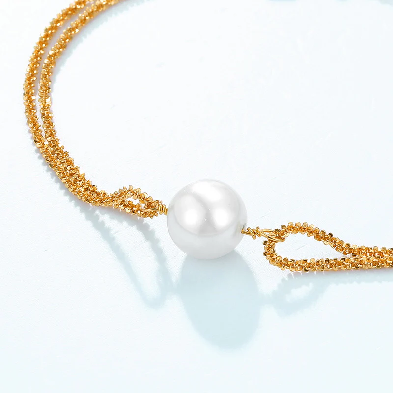 Golden Pearl Bracelet