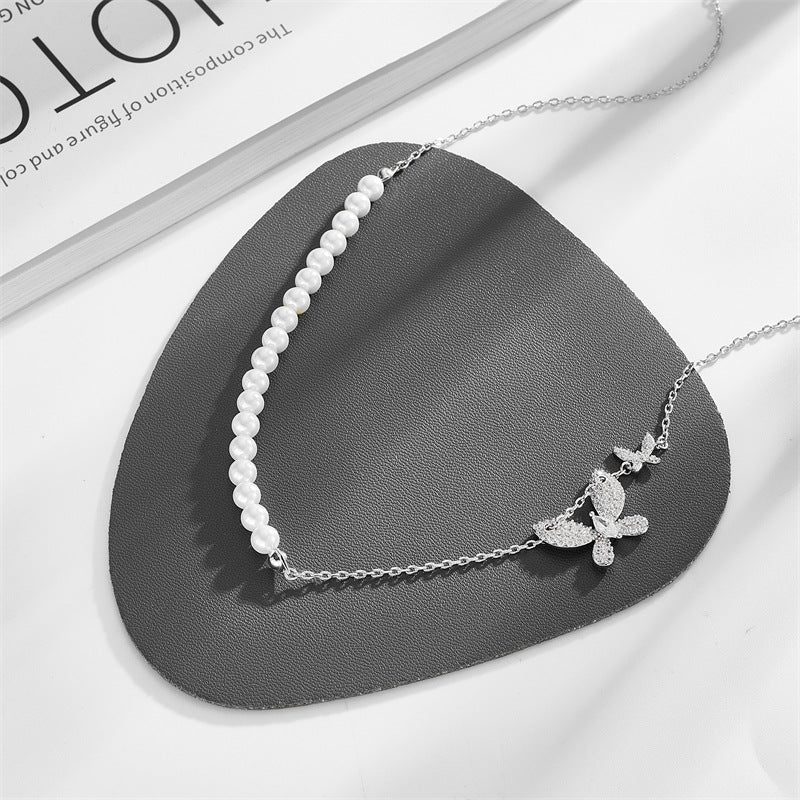 Double Butterfly Necklace