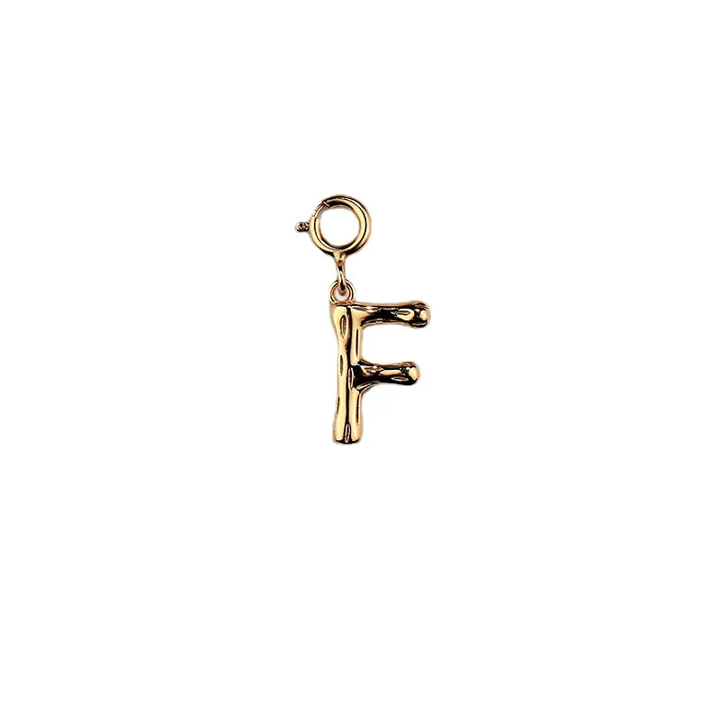 A to Z Gold Initial Pendant Necklace