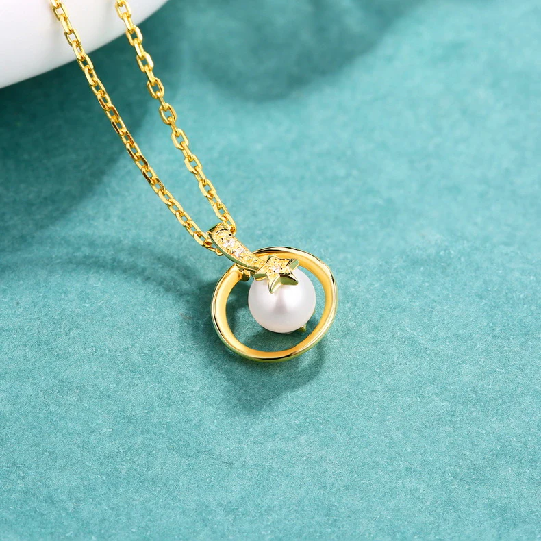 5mm Pearl With Star Pendant