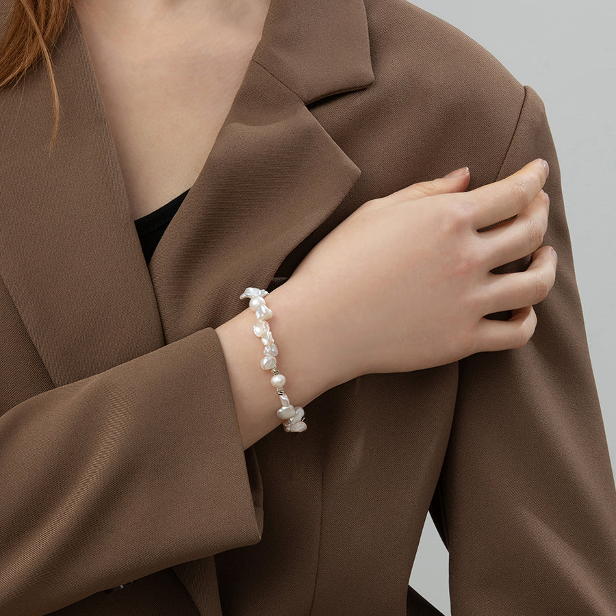 Baroque Freshwater Pearl Bracelet