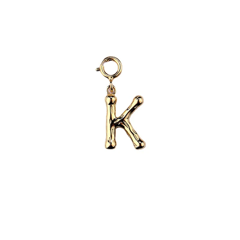 A to Z Gold Initial Pendant Necklace