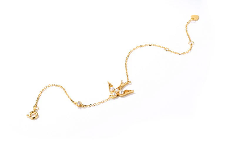 Dove Vintage Pearl Bracelet