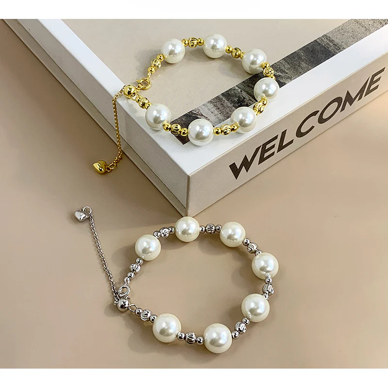 S925 Beads and Freshwater Peal Bracelet