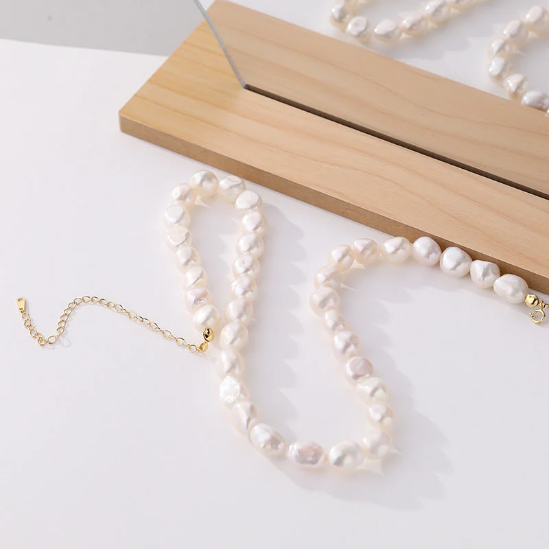 Luxury Baroque Pearl Choker Necklace