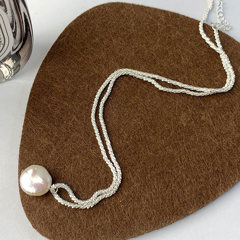 12mm Baroque Pearl Pendant Necklace