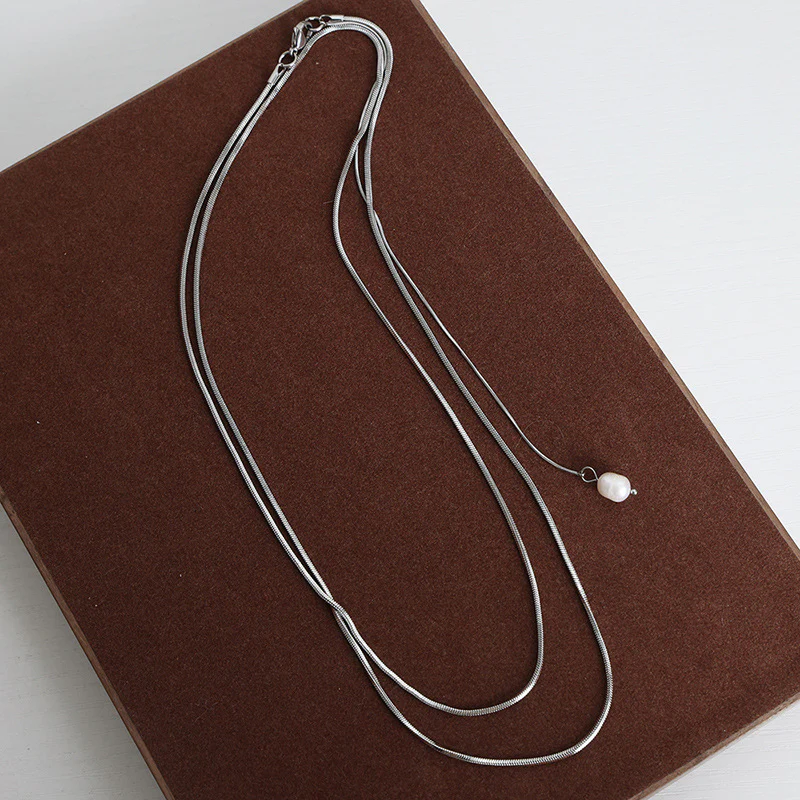 100cm Long Sweater Chain Freshwater Pearl Drop Necklace