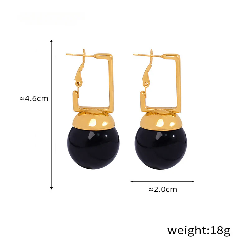 20mm Big Pearl Drop Earrings