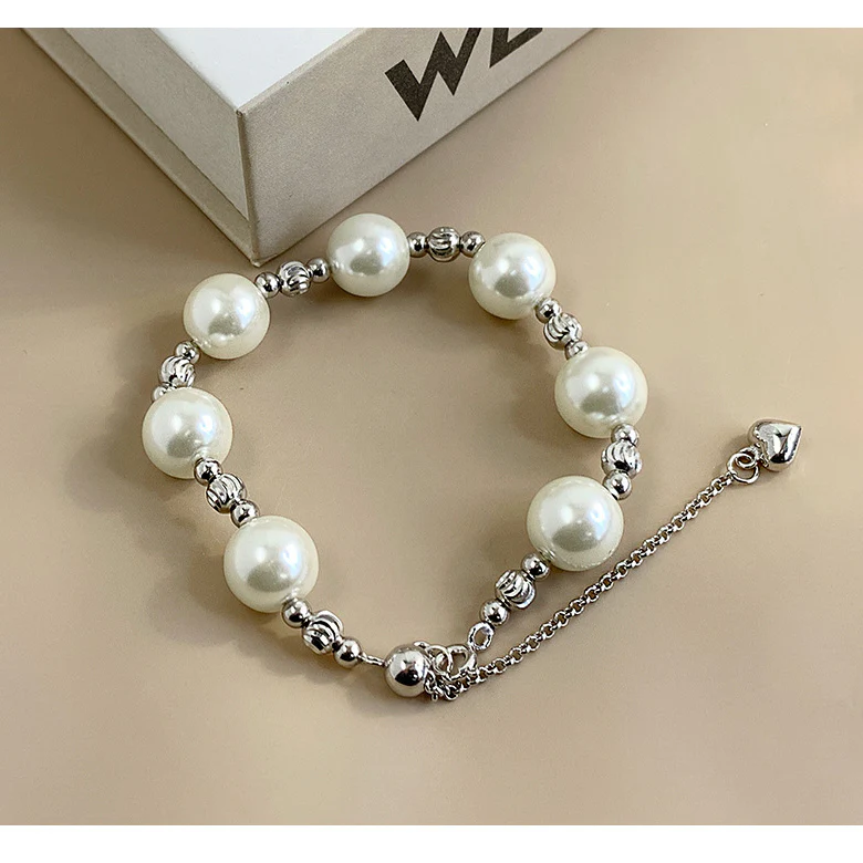 S925 Beads and Freshwater Peal Bracelet