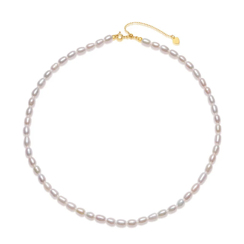 Minimalistic Classic Freshwater Pearl Strand Necklace